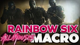 Rainbow Six No Recoil Macro Script  All Mouse Work [upl. by Diba]