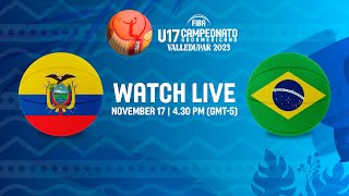 Ecuador v Brazil  Full Basketball Game  FIBA South American U17 Championship 2023 [upl. by Alomeda]