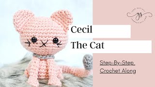 How To Crochet An Amigurumi Cat  Crochet Along StepByStep  AMIGURUMI CROCHET FOR BEGINNERS [upl. by Annahpos251]