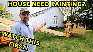 Blazing Fast Method For Painting Houses housepainting [upl. by Halbeib]