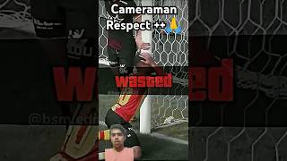 Cameraman Respect 🙏❤️ Football Viral Shorts 🔥🔥 shorts soccer goalkeeper cameraman [upl. by Trace636]