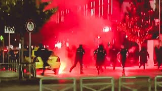 Tirona Fanatics vs Guerrils  Fight 21012021  ethnicalbanianultras [upl. by Hessney957]