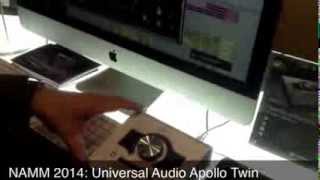 NAMM 2014 Universal Audio Apollo Twin [upl. by Vasilek63]