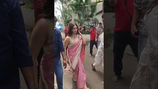 Bhumi pednekar  saree look shorts tranding short [upl. by Notsuh401]