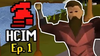 OSRS HCIM 1 The Journey Begins [upl. by Noman]