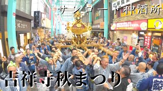 【吉祥寺秋まつり2023】宮神輿渡御 ～サンロード神酒所～ [upl. by Marron101]