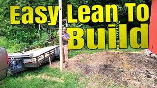 DIY Lean To Shed  Setting the Posts [upl. by Ettore]