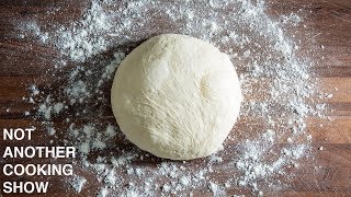 How to Stretch Pizza Dough [upl. by Eitsud229]