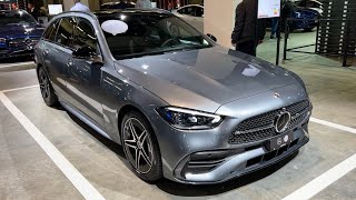 New MERCEDES CCLASS Estate 2022  FULL REVIEW exterior interior MBUX amp PRICE AMG Line [upl. by Rimma]