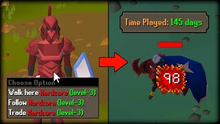 Runescape But I Have ONE LIFE  The 3500 Hour HCIM Journey FULL SERIES [upl. by Bore]