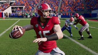 Georgia vs Florida  NCAA Football 11224 Full Game Highlights  College Football 25 Sim [upl. by Timmi432]