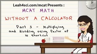 MCAT Math Vid 3  Multiplying and Dividing Complex Numbers Using Factor of 10 Trick [upl. by Neelcaj]