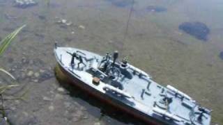 PT boat 212 in mini scale RC [upl. by Eenehs]