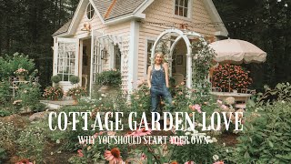 Why YOU should start a cottage garden TODAY Cottage garden tour A soulful journey into gardening [upl. by Chariot]