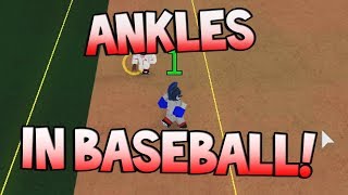 ANKLES IN BASEBALL HCBB ROBLOX [upl. by Airamzul706]