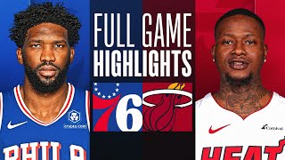 76ERS at HEAT  FULL GAME HIGHLIGHTS  April 4 2024 [upl. by Murrell]