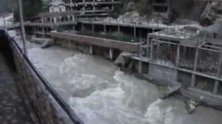 Parvati river flowing at a very fast current in Manikaran  hIMACHAL pRADESH [upl. by Sheeran]