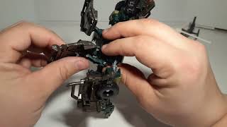 How to Transform 2009 Transformers Revenge of the Fallen deluxe class Brawn and Blazemaster [upl. by Adniles]