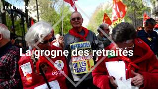 Contre la hausse de la CSG la grogne des retraités [upl. by Bronwen136]