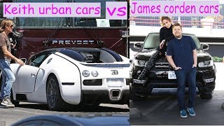 Keith urban cars vs James corden cars 2018 [upl. by Setsero36]