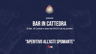 06 Bar Tre bicchieri  Cocktail quotAperitivo allasti spumantequot [upl. by Hooke]