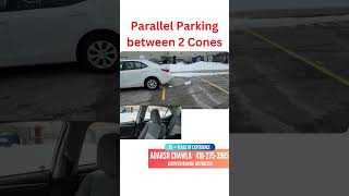 Parallel Parking  How to Parallel Park between two cones  G2 Road Test parallelparking [upl. by Atik249]