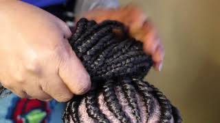 Comment Faire une Tresse Africaine  Tresse en Écaille [upl. by Nore]