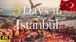 How to Spend 5 DAYS in ISTANBUL Turkey  Travel Itinerary [upl. by Bolen]