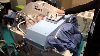 YAC automatic shirt press ironing machine shirt laundry factory [upl. by Colligan717]