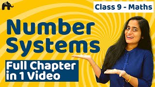 Number Systems Class 9 Maths Chapter 1 One Shot [upl. by Irene]