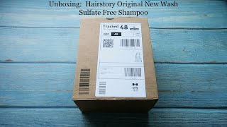 Unboxing Hairstory Original New Wash Sulfate Free Shampoo  Vickiies Adventure [upl. by Ades]