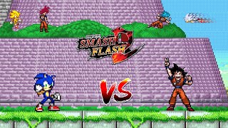 SSF2 Mods Sonic vs Goku [upl. by Rap]