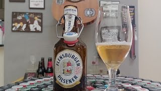 Flensburger Pilsener  Degustação Bebendo com o BK [upl. by Sy758]