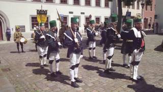 Historische Freiberger Bergparade  Bergstadtfest 2017 [upl. by Lorianna491]