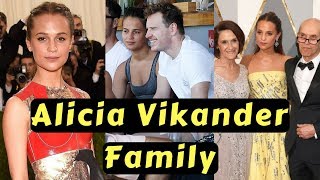 Alicia Vikander Family Photos with Partner Michael Fassbender Mother Maria Fahl Vikander [upl. by Woothen]