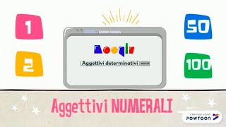 Aggettivi e pronomi numerali [upl. by Claybourne367]