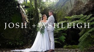 Josh  Ashleigh  Beautiful New Zealand Wedding  4K 2024 [upl. by Ahsinwad]