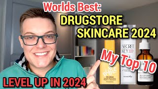 BEST DRUGSTORE SKINCARE 2024  My Top Skincare 2024 [upl. by Acinaj]