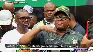 Peoples Mandate  Fikile Mbalula addresses ANC Youth Leagueled march in Pretoria [upl. by Lodovico]