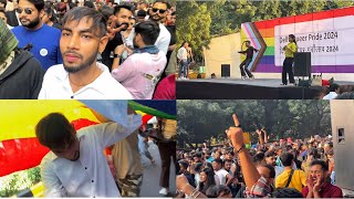 My Bad Experience 🥺 in LGBTQIA Delhi Pride 2024 🌈 [upl. by Eyahc]