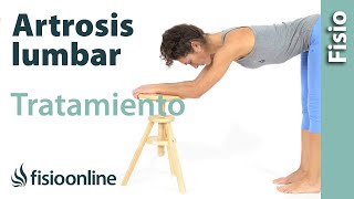 Artrosis lumbar  Tratamiento con ejercicios automasajes y estiramientos [upl. by Eentroc]