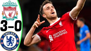 Liverpool vs Chelsea 30  All Goals and Highlights  2024 🔥 JOTA [upl. by Sid]