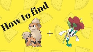 How to find Growlithe and Floette  Pokemon Brick Bronze [upl. by Akemehc]