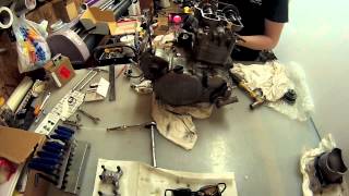 Suzuki LTR450 Top End Build [upl. by Airaet]