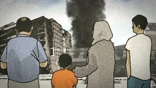 A BEAUTIFUL ANIMATION OF A HARROWING STORY  BBC NEWS [upl. by Borden591]