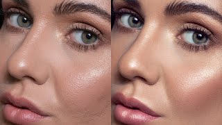 High end beauty skin retouch  Retouching problematic skin using dodge and burn  speed edit [upl. by Waneta241]