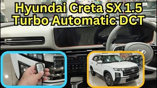 Hyundai Creta SX 15 Turbo Automatic DCT  Atlas White [upl. by Gherardo]