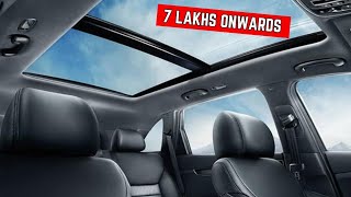 Top 5 Best Cars With Sunroof Under 10 Lakhs In India 2024 [upl. by Enaelem]