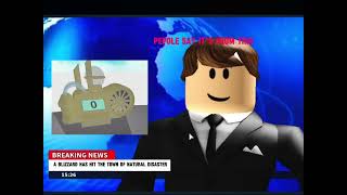 BLOXY NEWS natural disaster town has been hit by a massive blizzard [upl. by Ylrae]