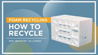 Expanded Polystyrene Recycling How to Recycle Your Foam [upl. by Llemrej]